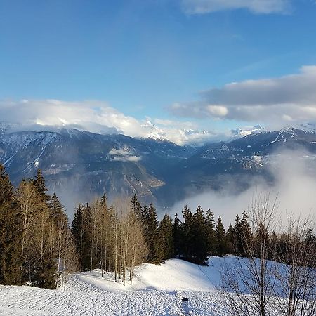 Appartement Clairiere Des Barzettes Avec Vue Magnifique Crans-Montana Buitenkant foto